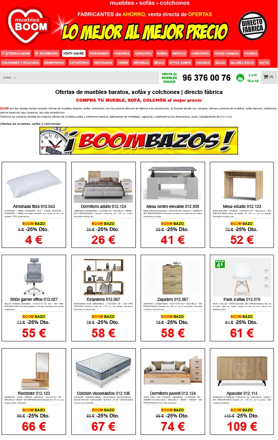 Catálogo de  Muebles BOOM Ofertas 18 de junio al 24 de junio 2026 - Página 