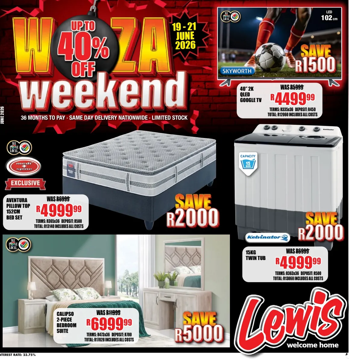 Lewis Sales from 19 June to 21 June 2026 - Catalogue Page 1