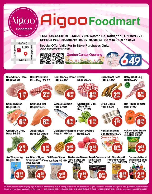 Aigoo Foodmart Sales from June 19 to June 24 2026 - flyer page 