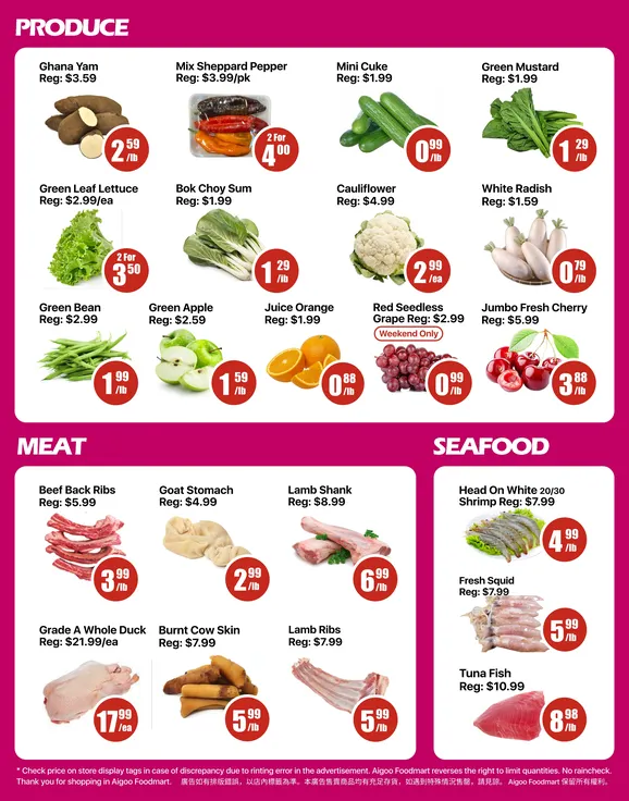 Aigoo Foodmart Sales from June 19 to June 24 2026 - flyer page 3