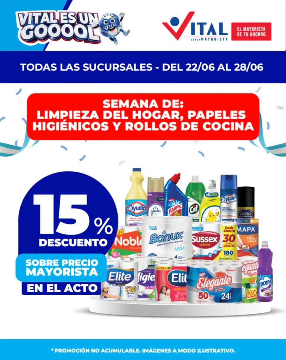 Ofertas de Ofertas Vital  22 de junio al 28 de junio 2026 - Página 1 del catálogo
