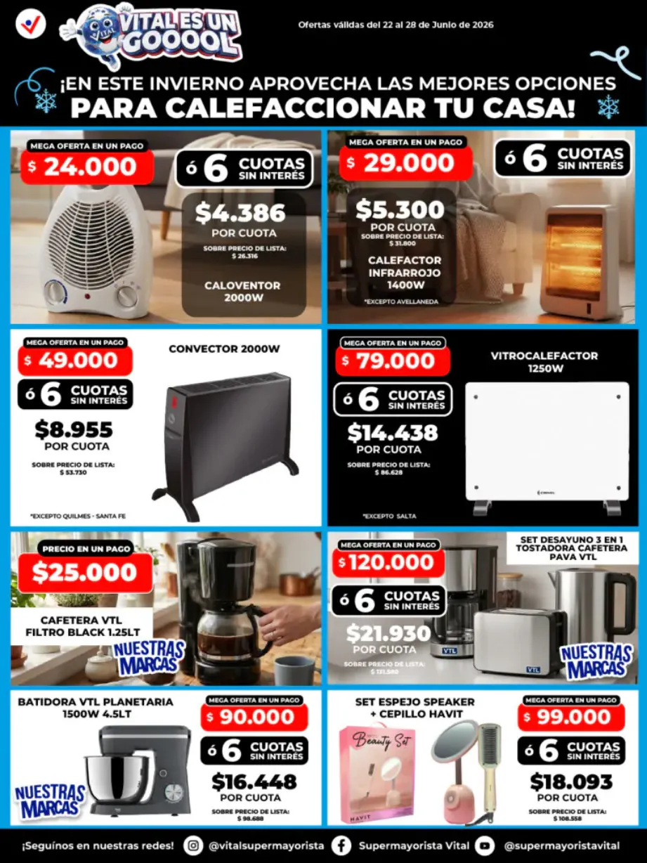 Ofertas de Ofertas Vital  22 de junio al 28 de junio 2026 - Página 2 del catálogo