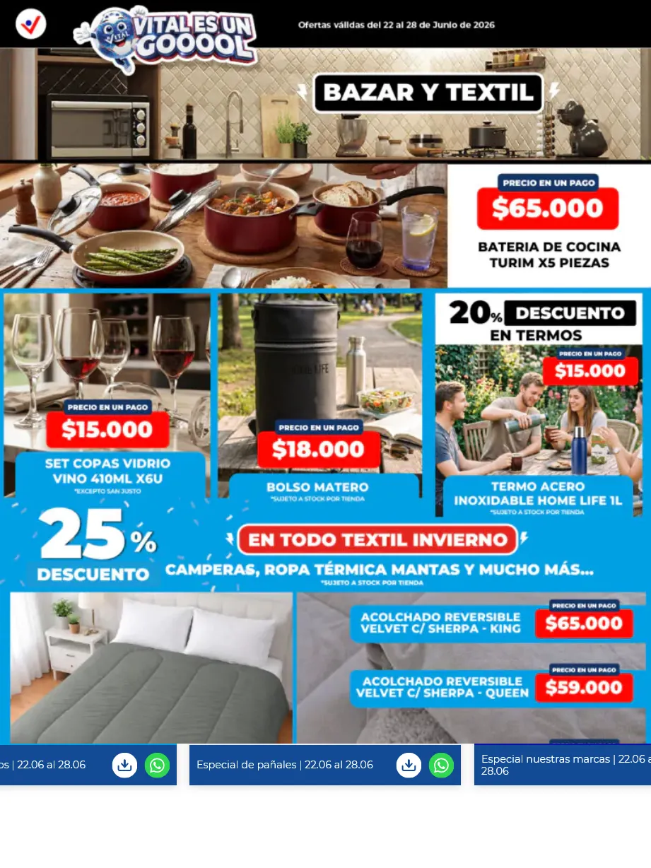 Ofertas de Ofertas Vital  22 de junio al 28 de junio 2026 - Página 3 del catálogo