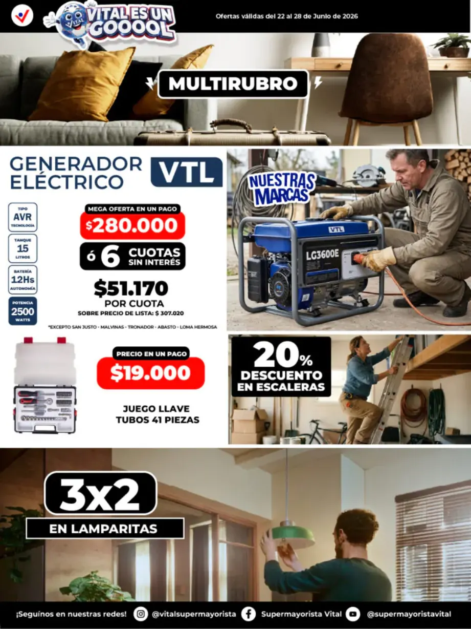 Ofertas de Ofertas Vital  22 de junio al 28 de junio 2026 - Página 4 del catálogo