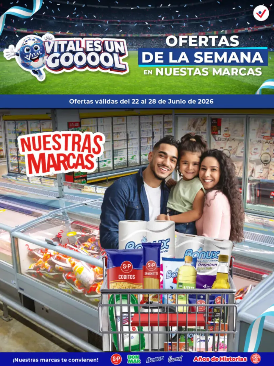 Ofertas de Vital Ofertas 22 de junio al 28 de junio 2026 - Página 1 del catálogo
