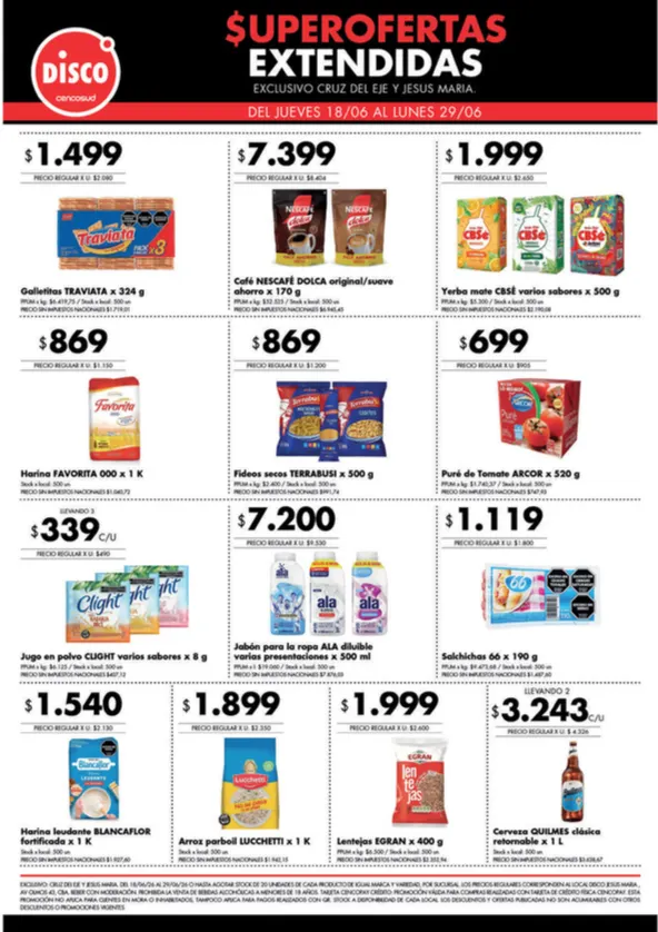 Ofertas de Disco Ofertas 18 de junio al 29 de junio 2026 - Página 1 del catálogo