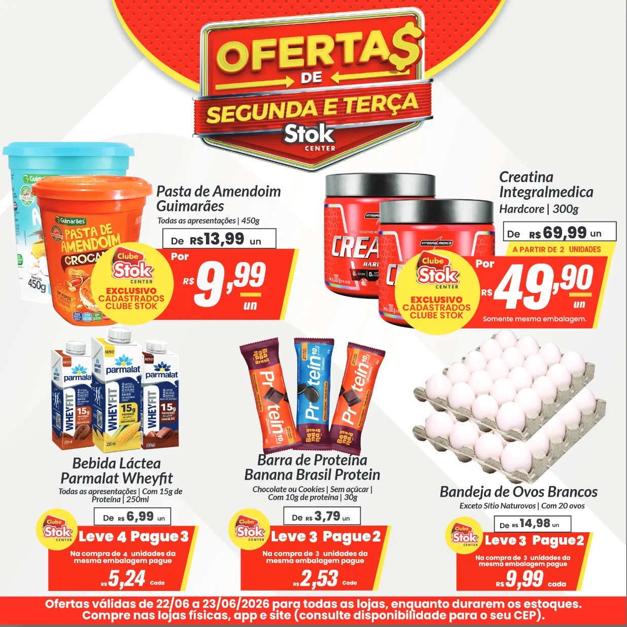 Encarte de Folhetos Stok Center 22 de junho até 23 de junho 2026 - Pagina 1
