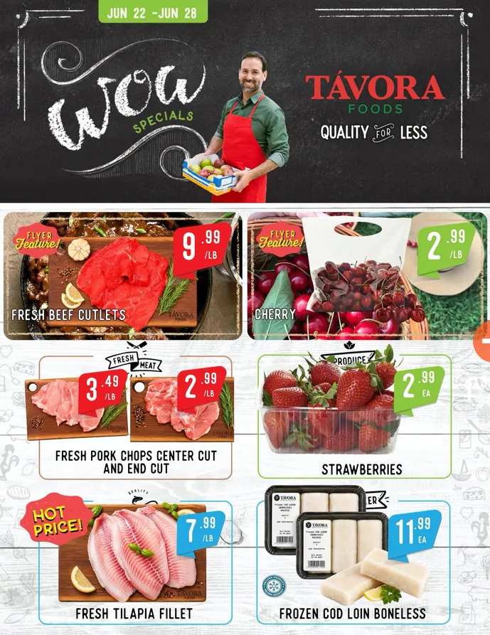 Tavora Foods Sales from June 22 to June 28 2026 - flyer page