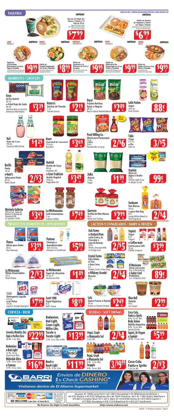 Weekly ad El Ahorro Supermarket Sales from June 24 to June 30 2026 - Page 2