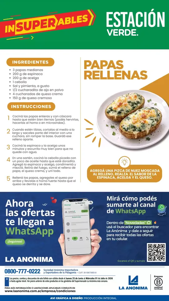Ofertas de  Ofertas La Anónima 26 de junio al 30 de junio 2026 - Página 3 del catálogo