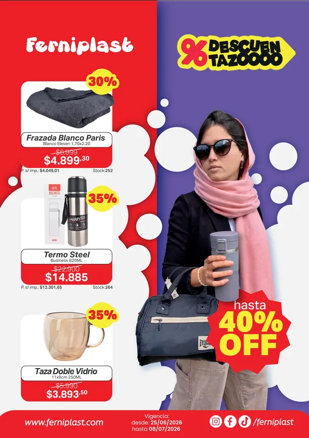 Ofertas de Ofertas Ferniplast  25 de junio al 8 de julio 2026 - Página 1 del catálogo