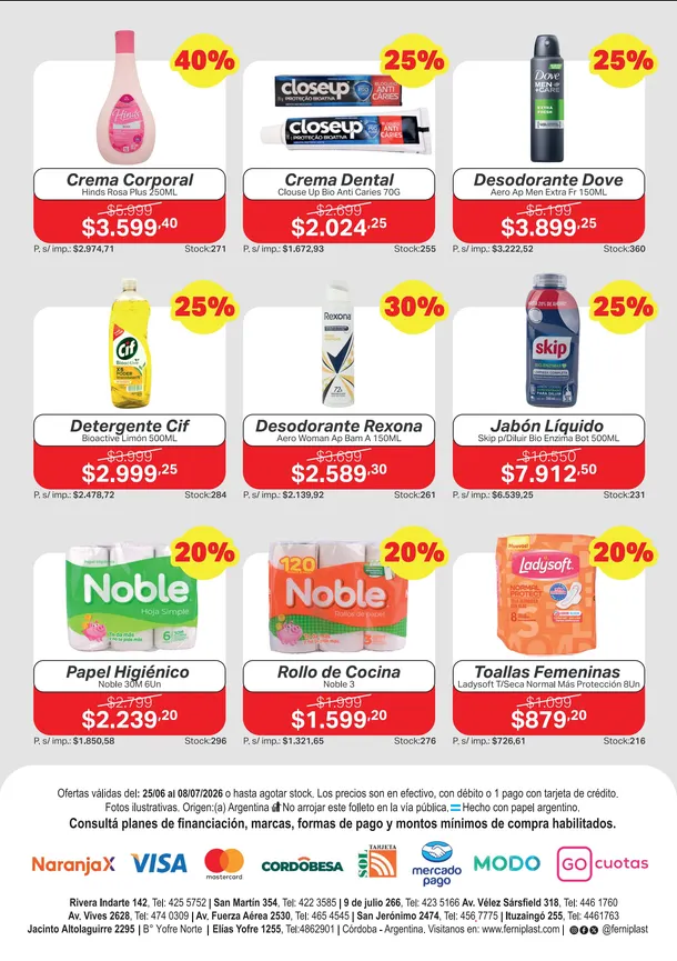 Ofertas de Ofertas Ferniplast  25 de junio al 8 de julio 2026 - Página 3 del catálogo