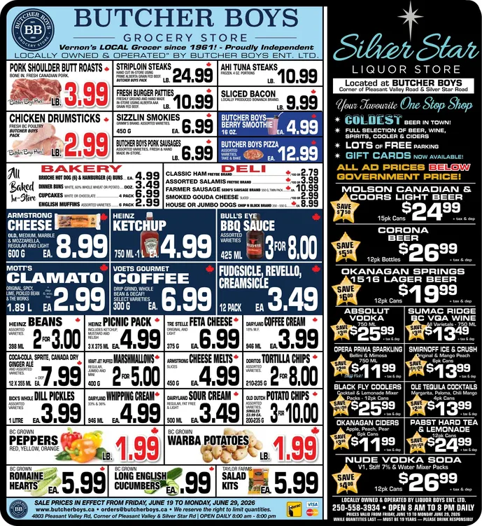 Butcher Boys Sales from June 19 to June 29 2026 - flyer page 1