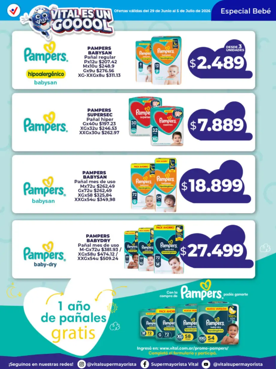 Ofertas de  Ofertas Vital 29 de junio al 5 de julio 2026 - Página 3 del catálogo
