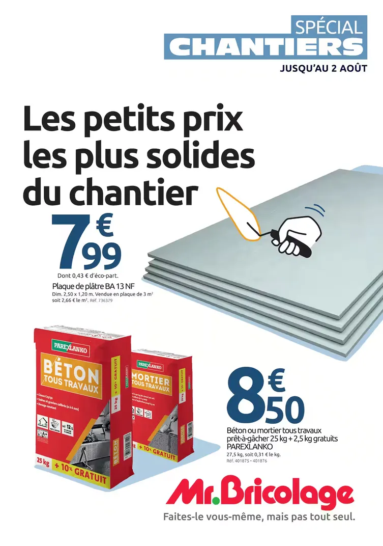 Mr. Bricolage Catalogue du 24 juin au 2 juillet 2026 - Catalogue page 1