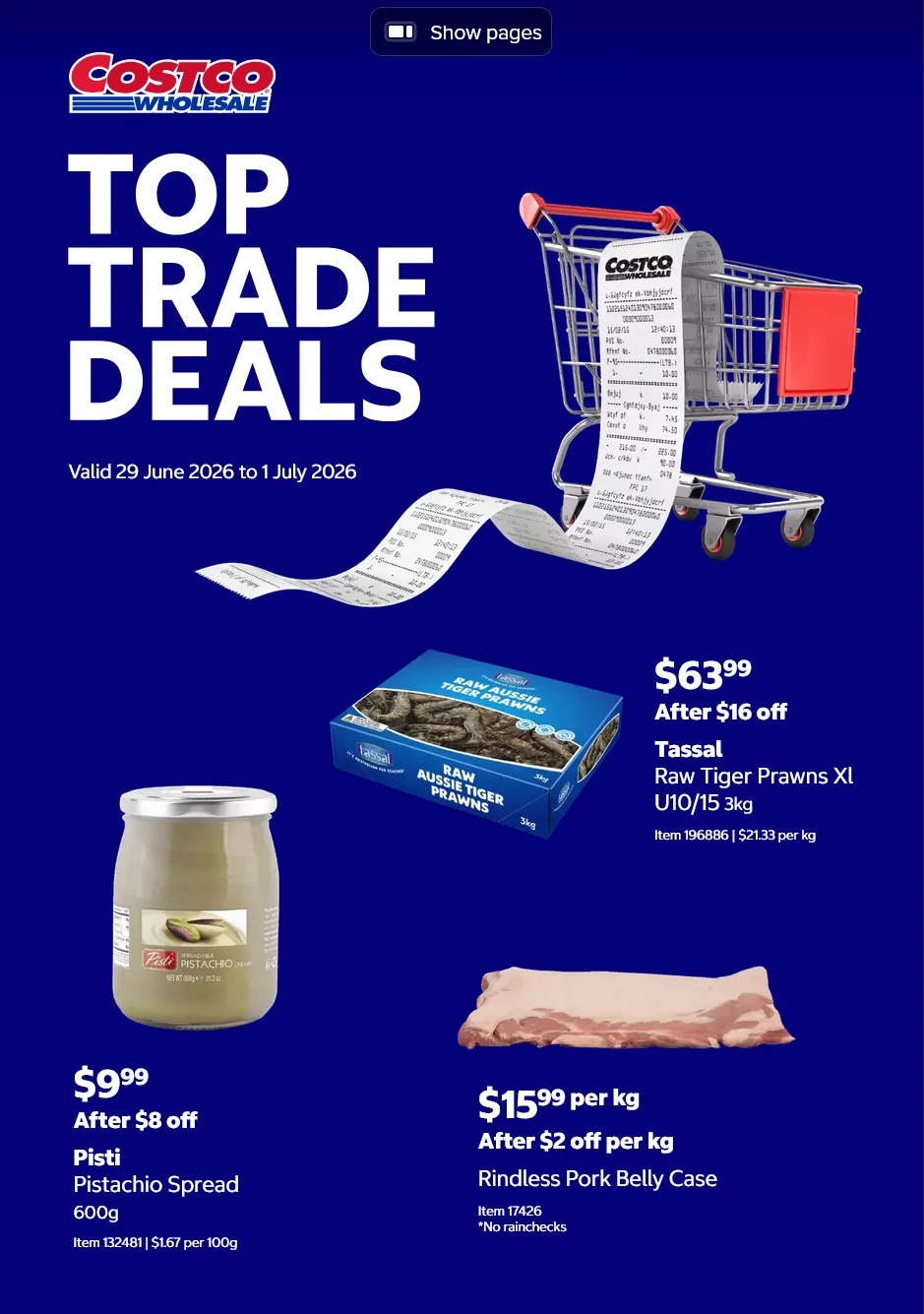COSTCO Sales - Catalogue valid from 29 June to 1 July 2026 - page 1