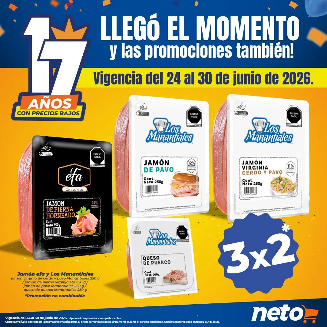 Catálogo de Tiendas Neto Ofertas 24 de junio al 30 de junio 2026 - Pagina 1
