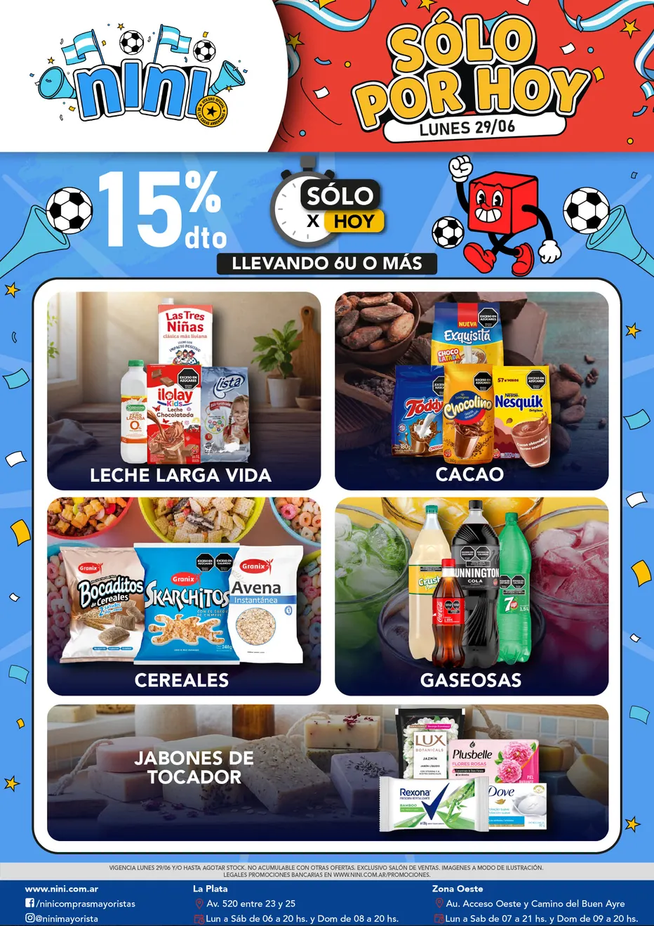 Ofertas de Ofertas Nini Mayorista 29 de junio al 5 de julio 2026 - Página 1 del catálogo