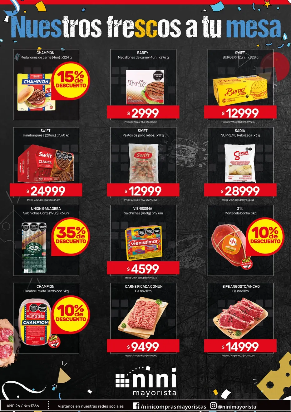 Ofertas de Ofertas Nini Mayorista  29 de junio al 4 de julio 2026 - Página 1 del catálogo