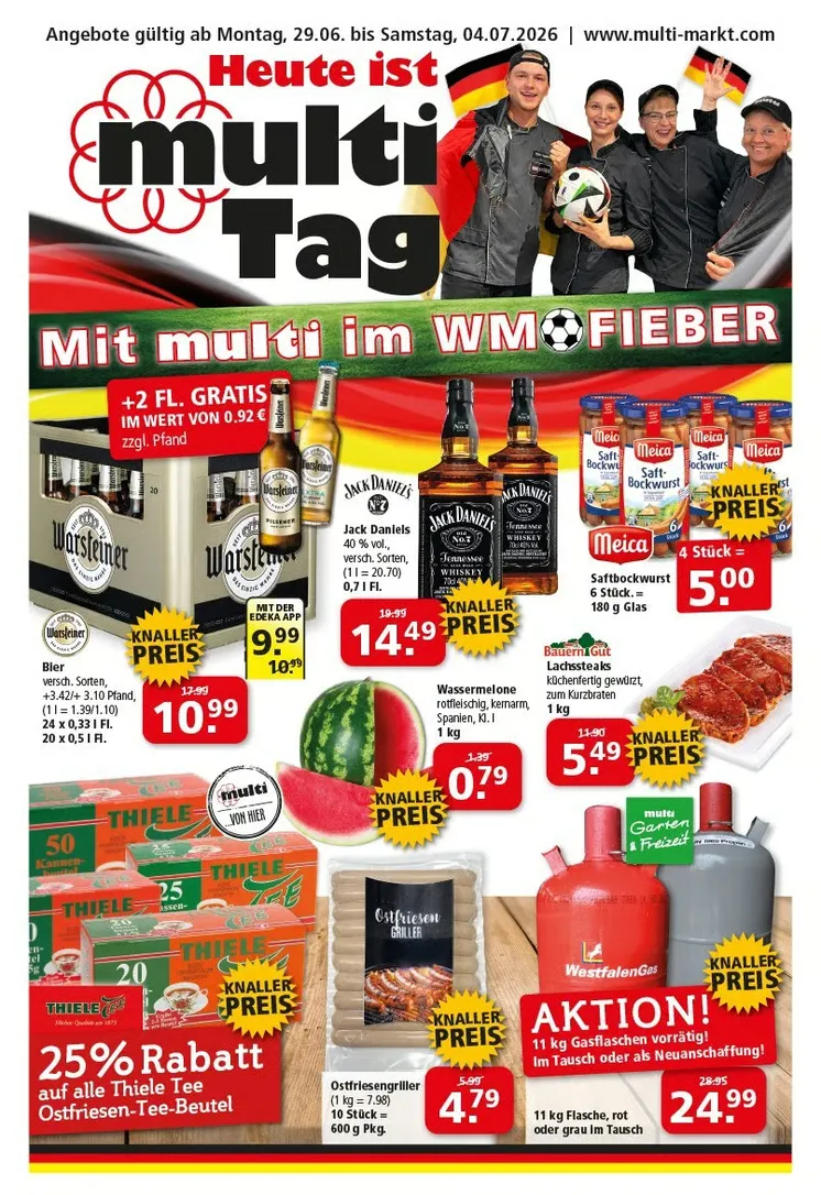Multi Markt Prospekte  von 29. Juni bis 4. Juli 2026 - Prospekt seite 14