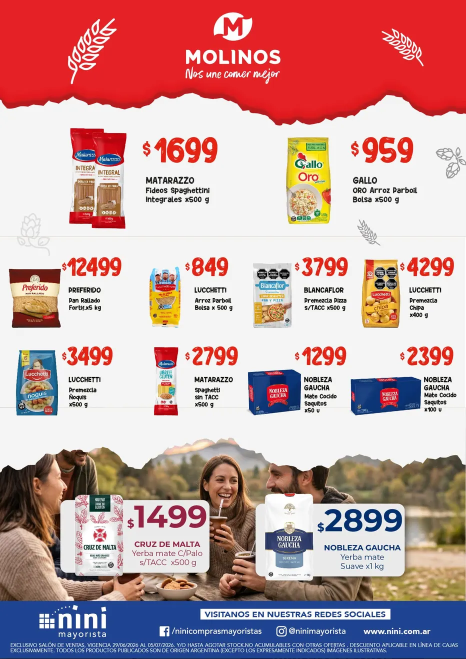 Ofertas de Ofertas Nini Mayorista  29 de junio al 5 de julio 2026 - Página 1 del catálogo