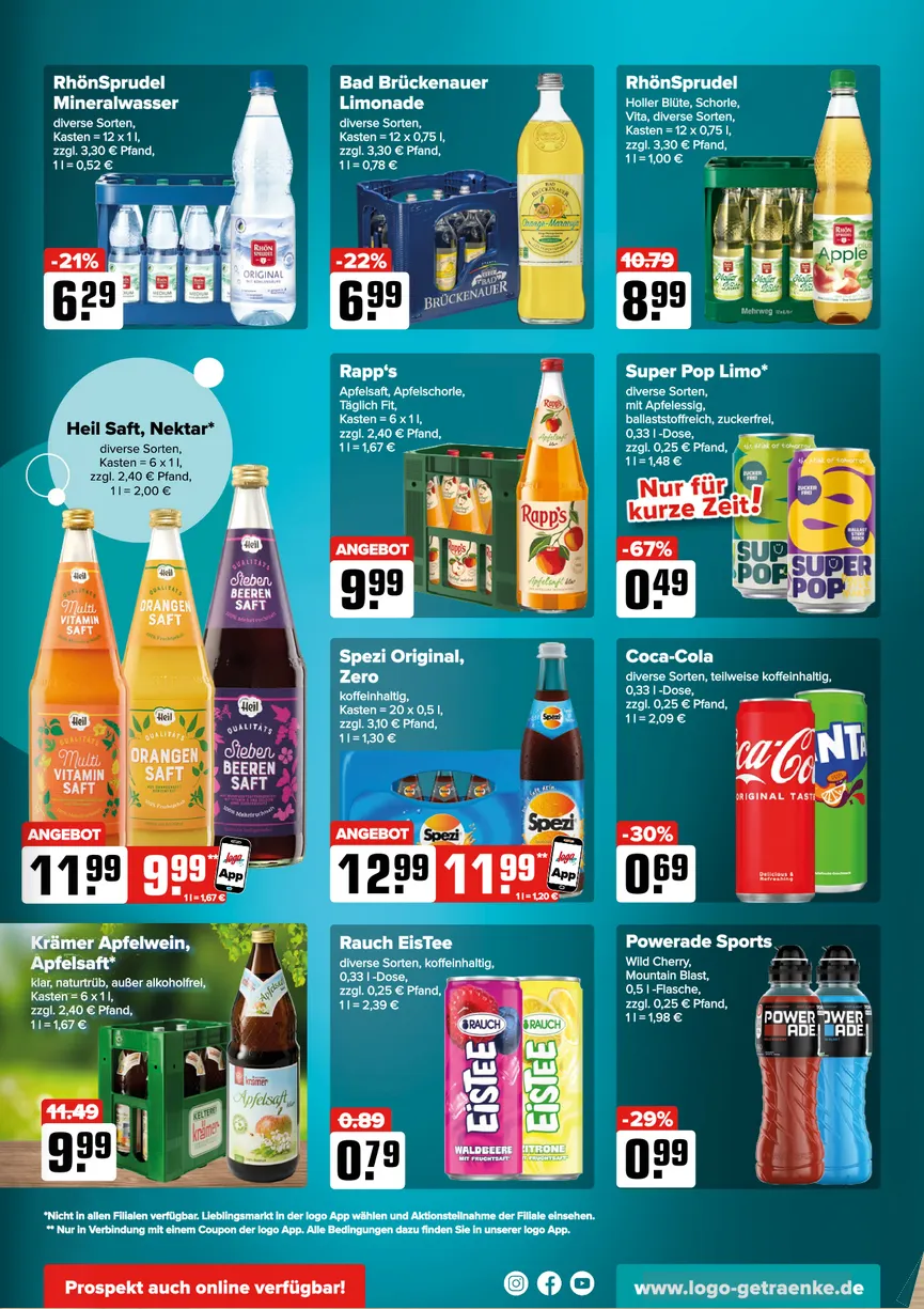 Logo Getränkemarkt Prospekte von 29. Juni bis 4. Juli 2026 - Prospekt seite 2