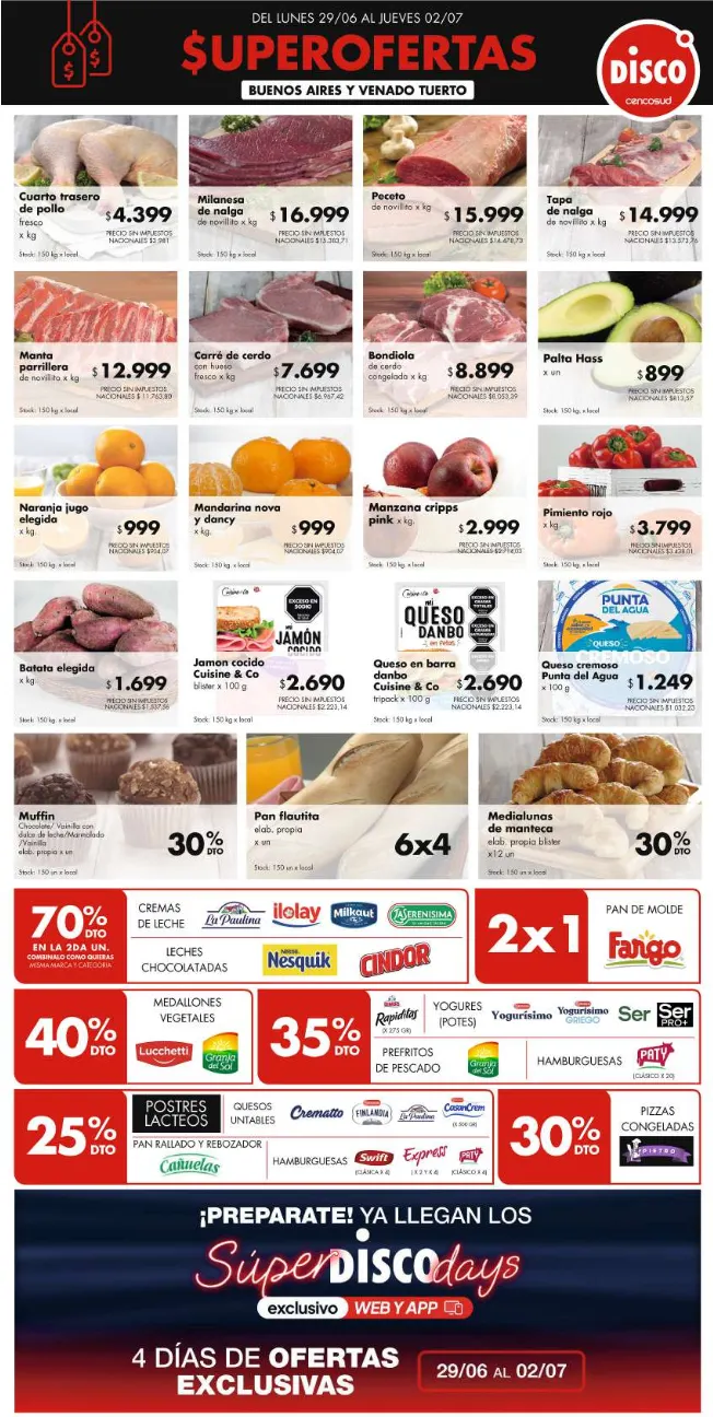 Ofertas de Ofertas Disco 29 de junio al 2 de julio 2026 - Página 1 del catálogo