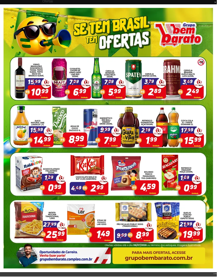 Encarte de Bem Barato Ofertas 30 de junho até 6 de julho 2026 - Pagina 5