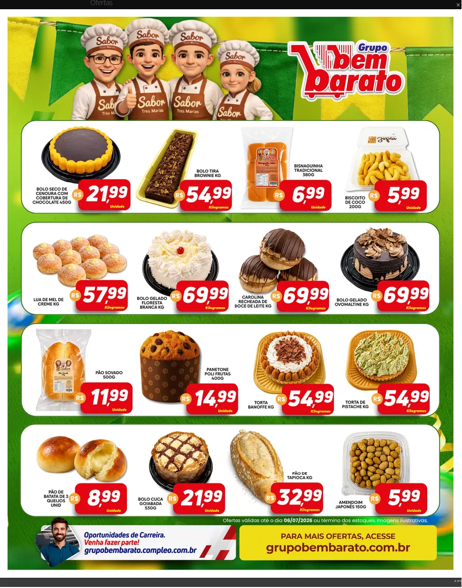 Encarte de Bem Barato Ofertas 30 de junho até 6 de julho 2026 - Pagina 3
