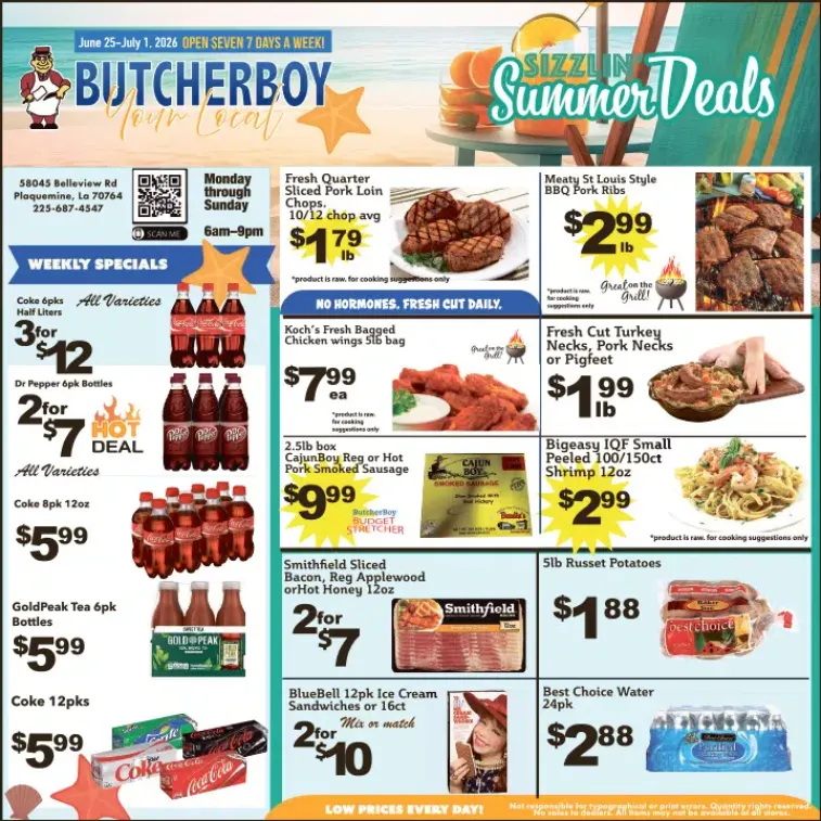 Butcher Boys Sales from June 25 to July 1 2026 - flyer page 1