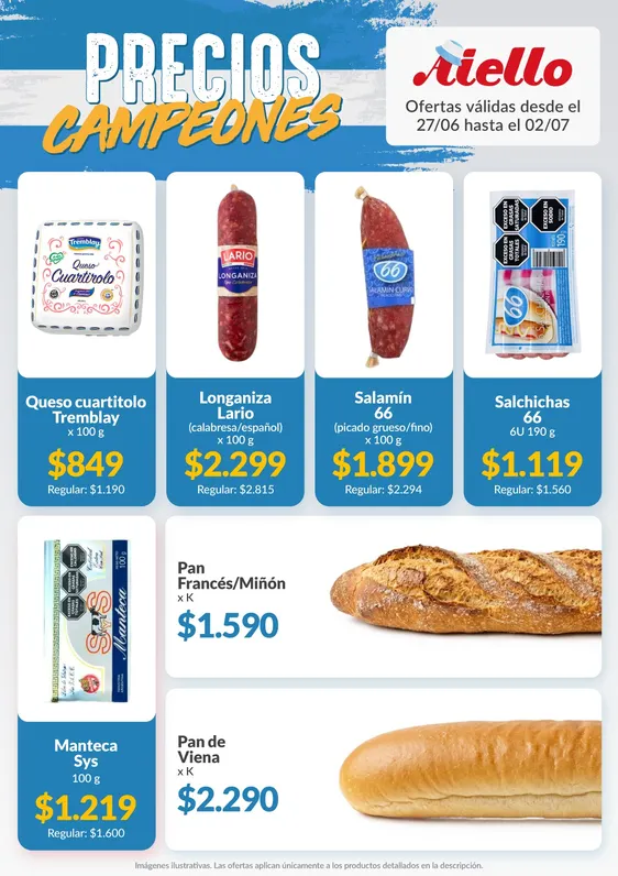 Ofertas de  Ofertas Aiello Supermercados 27 de junio al 2 de julio 2026 - Página 2 del catálogo