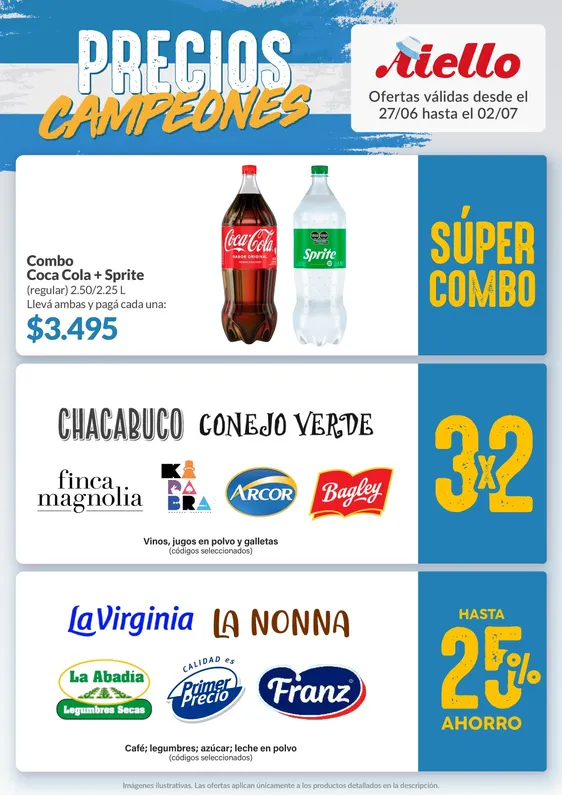 Ofertas de  Ofertas Aiello Supermercados 27 de junio al 2 de julio 2026 - Página 3 del catálogo