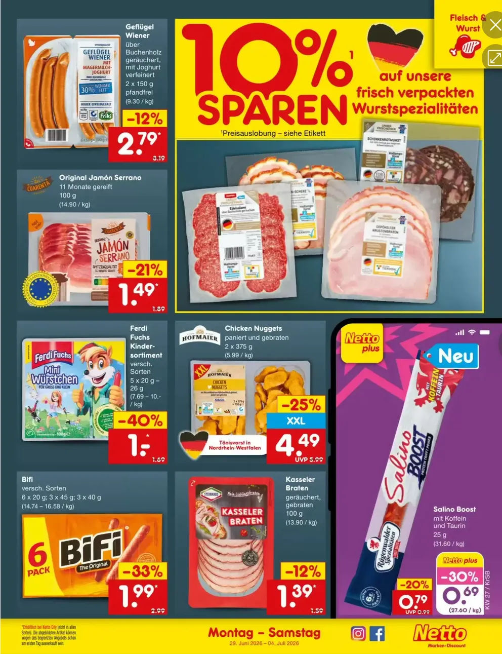 Netto Marken-Discount folders van 29 juni tot 4 juli 2026 - Folder pagina 8