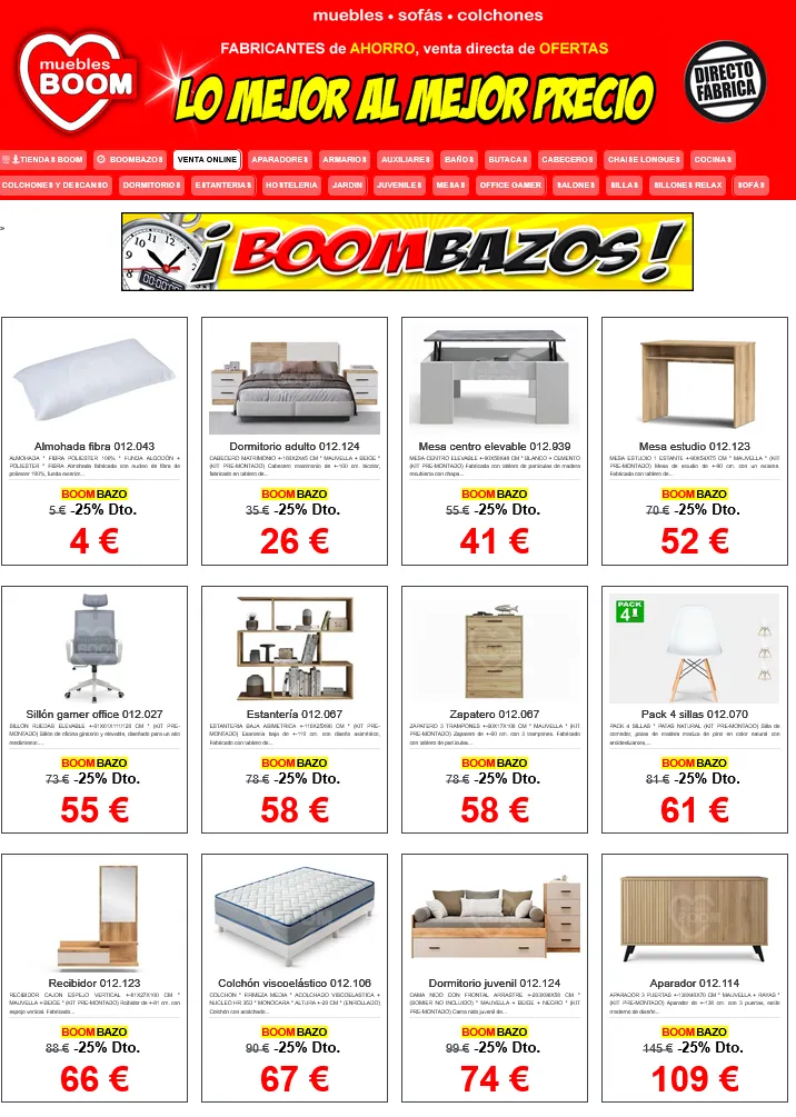 Catálogo de Muebles BOOM Ofertas 1 de julio al 7 de julio 2026 - Página 