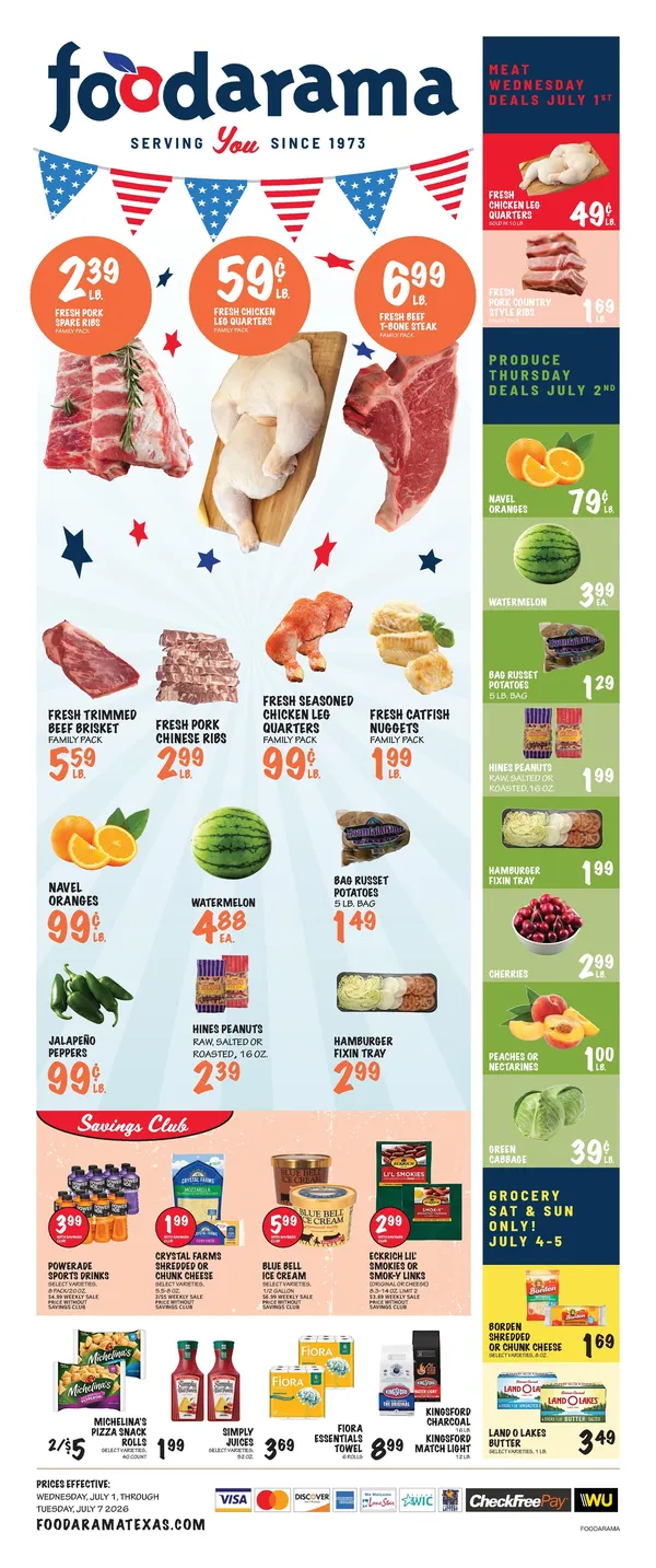 Weekly ad  Foodarama Sales from July 1 to July 7 2026 - Page 