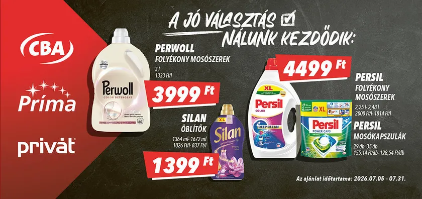 Katalógus  Príma legfrissebb ajánlatai július 5.-tól július 31.-ig 2026. - Oldal 1