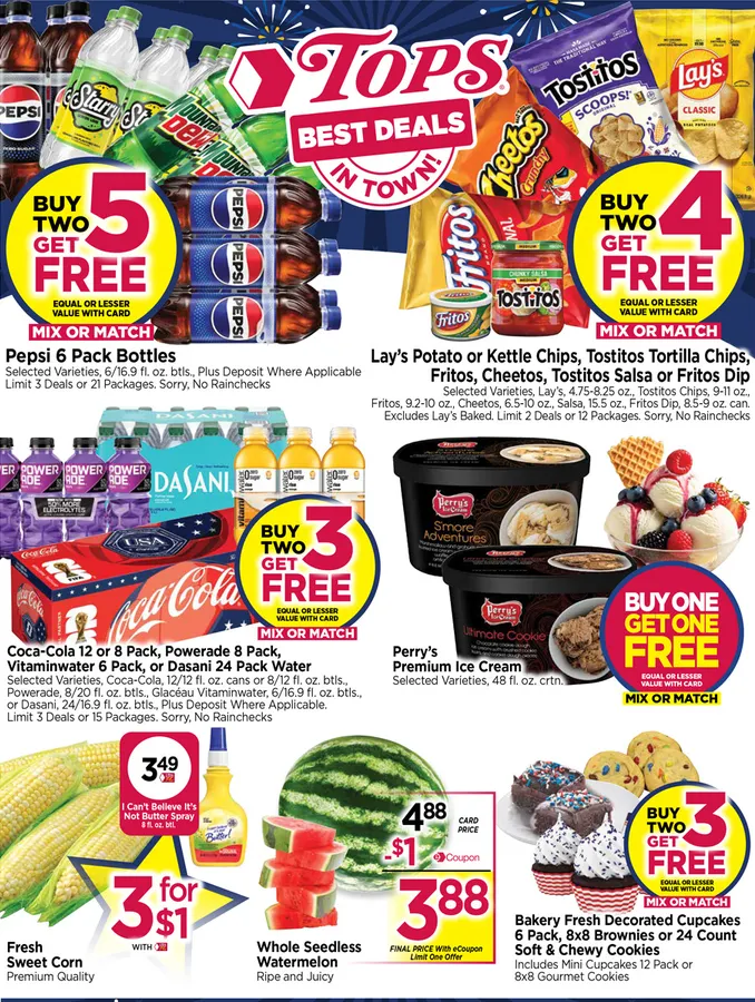 Weekly ad Tops Friendly Markets Sales from June 28 to July 4 2026 - Page 1