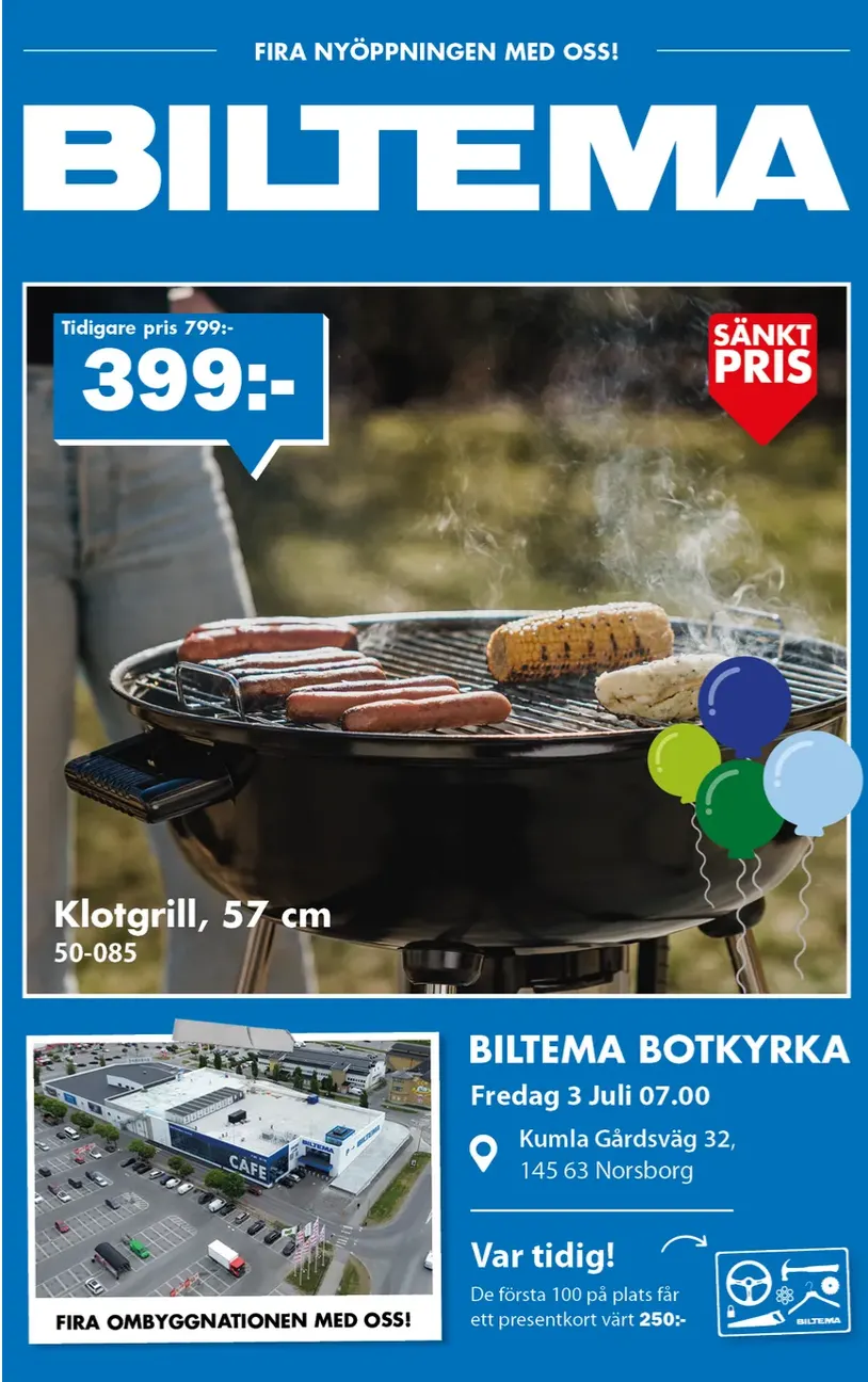 Biltema från 25 juni till 5 juli 2026 - Reklamblad sidor 1
