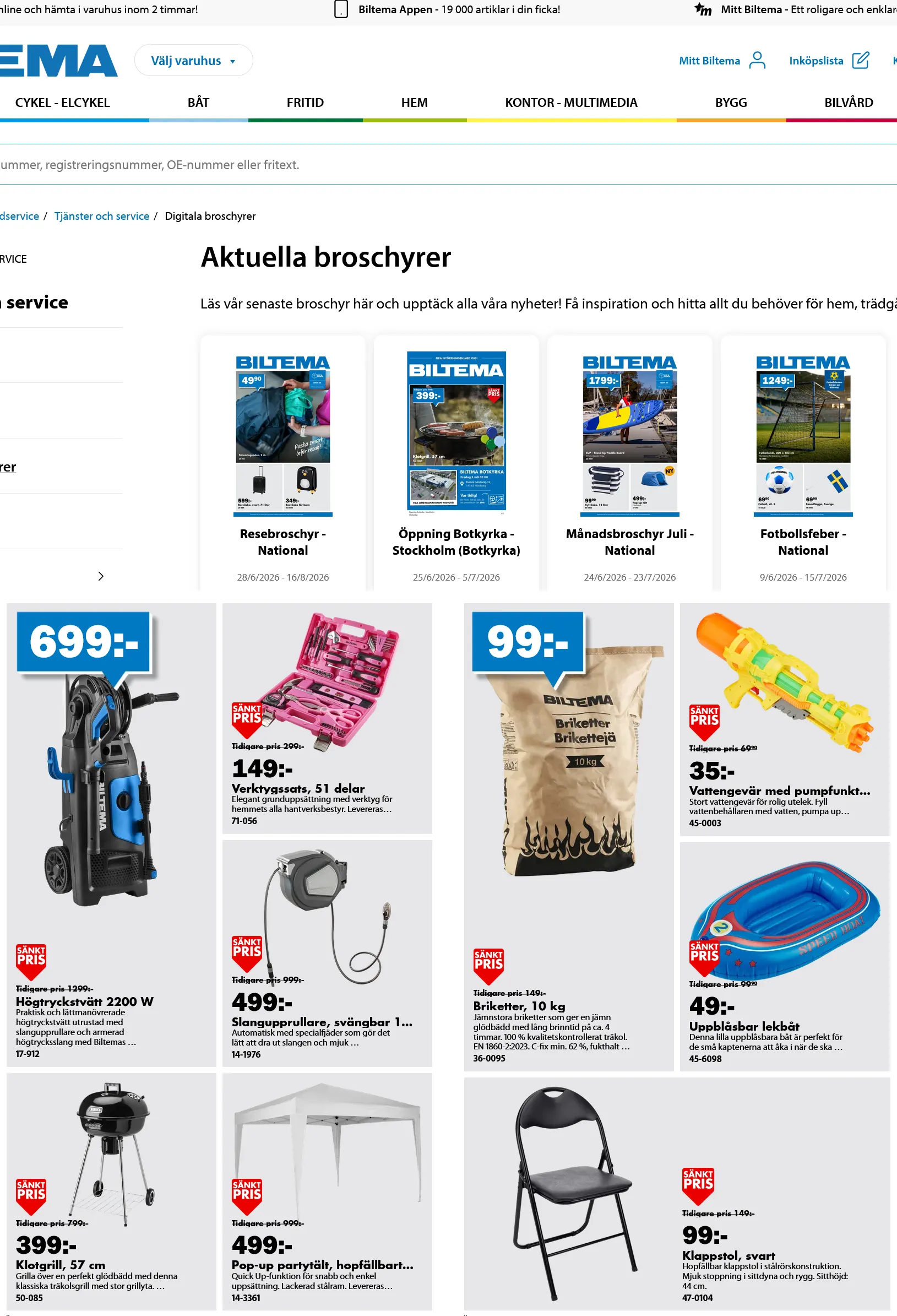 Biltema från 25 juni till 5 juli 2026 - Reklamblad sidor 3