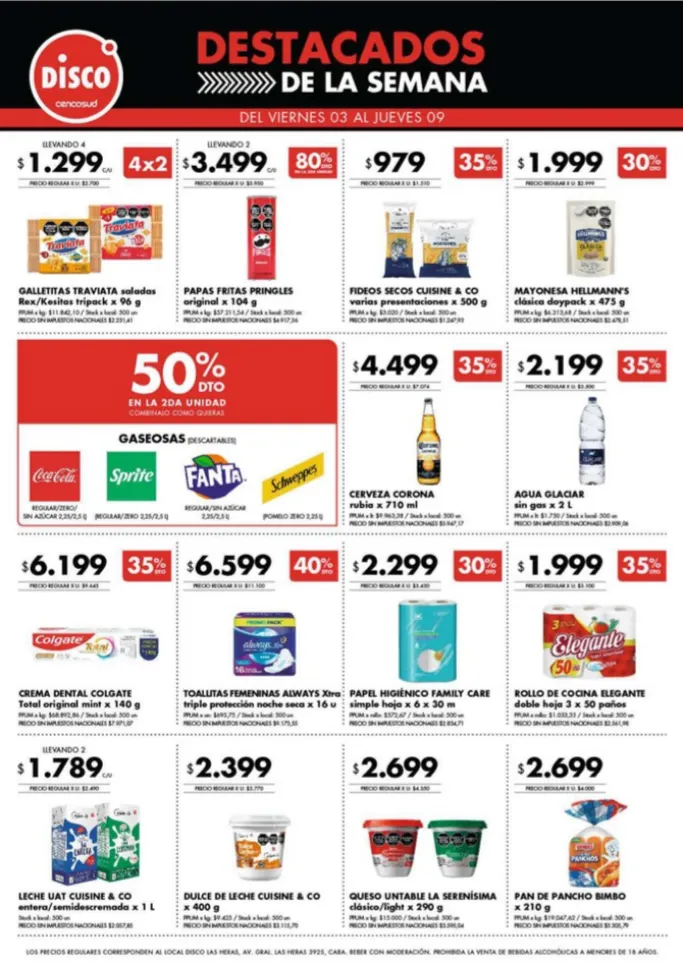 Ofertas de Ofertas Disco 3 de julio al 9 de julio 2026 - Página 1 del catálogo