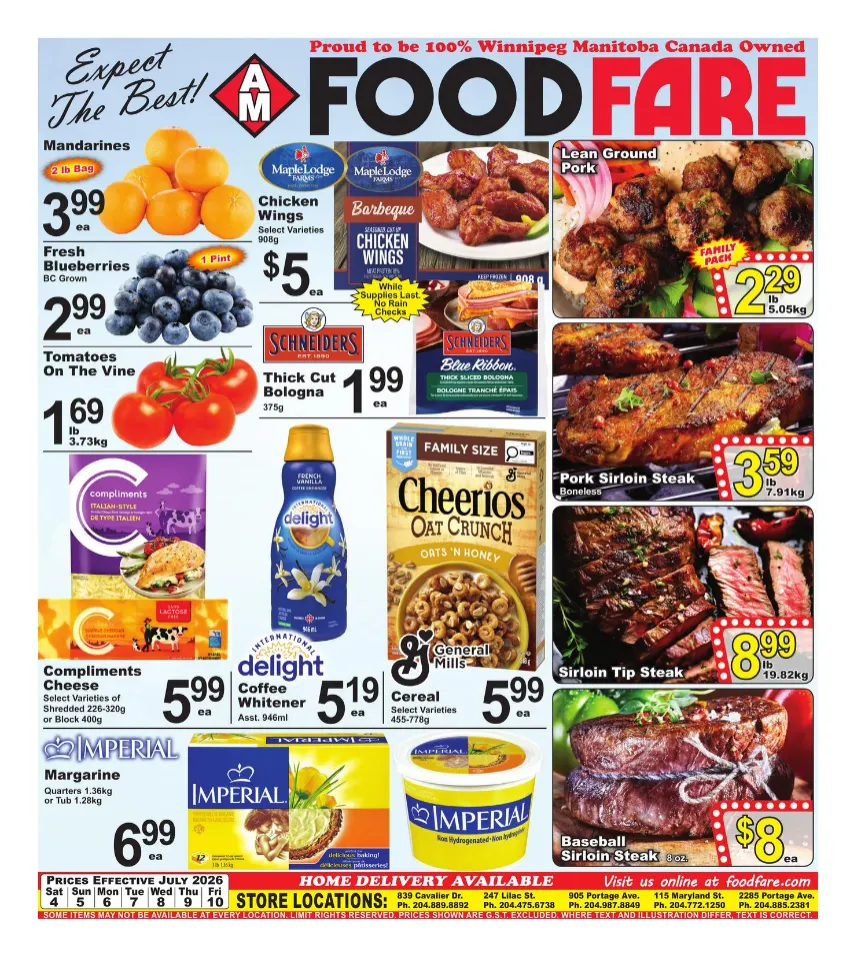 Food Fare Sales from July 4 to July 10 2026 - flyer page 1