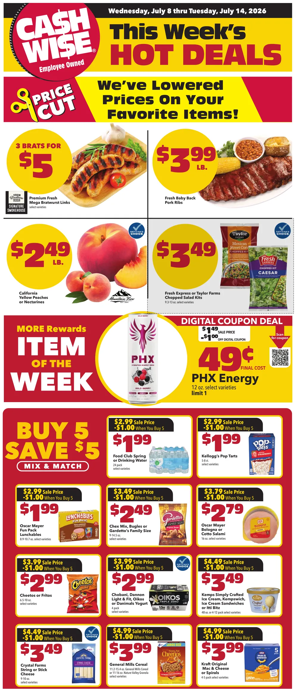 Weekly ad Cash Wise Sales from July 8 to July 14 2026 - Page
