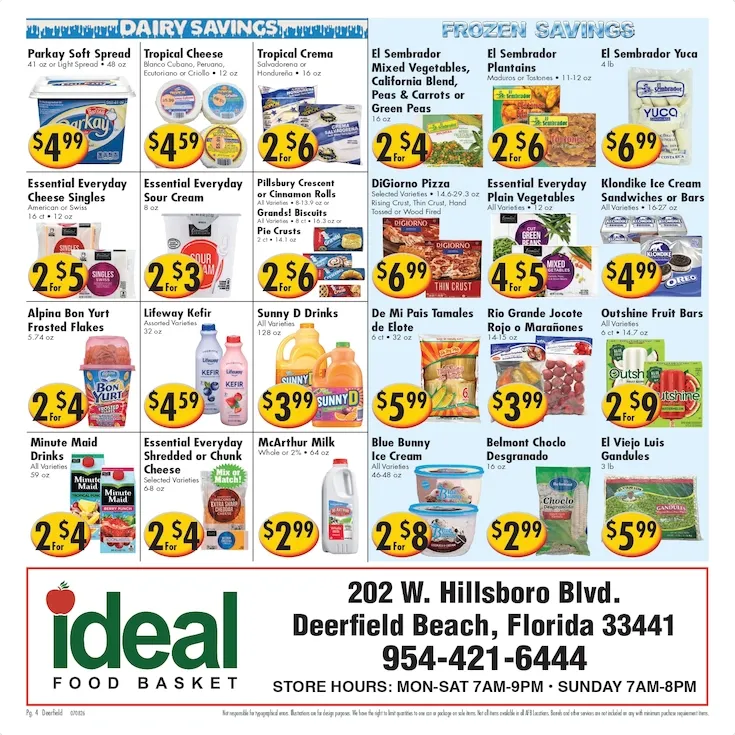 Weekly ad Ideal Food Basket Sales from July 8 to July 14 2026 - Page 4