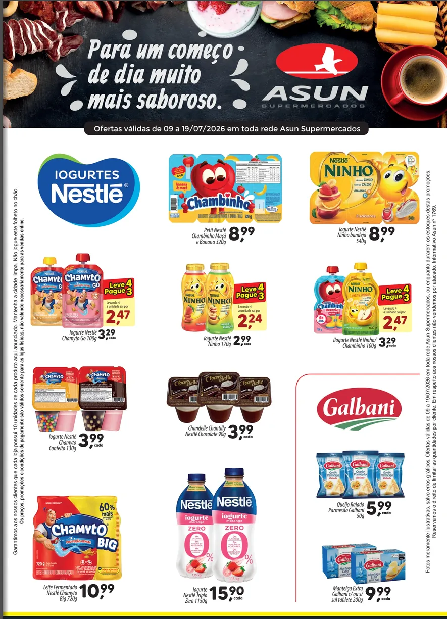 Encarte de Folhetos Asun 9 de julho até 19 de julho 2026 - Pagina 1
