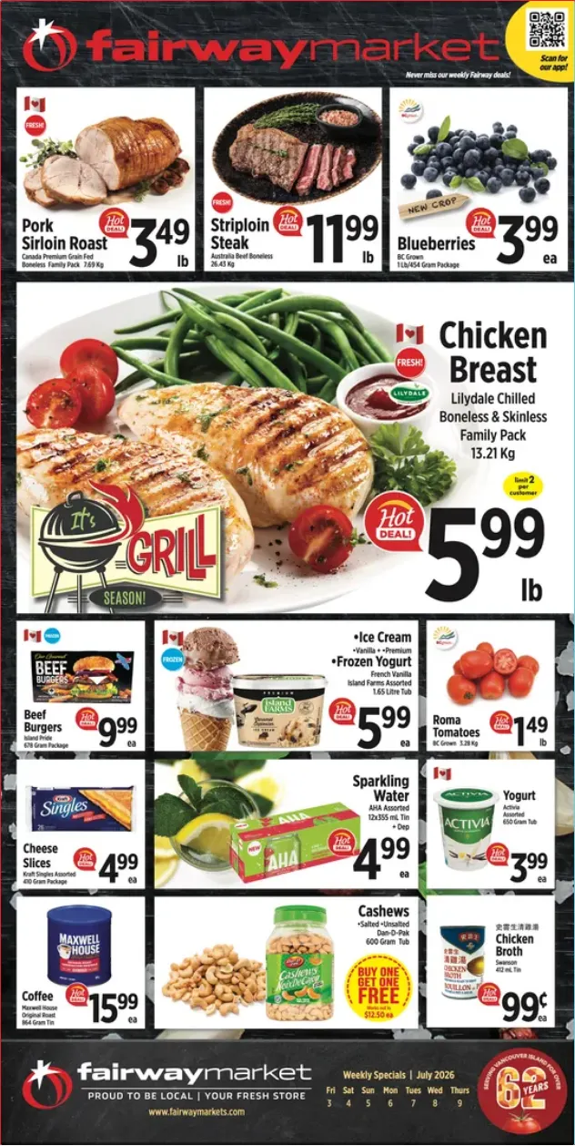 Fairway Market Canada Sales from July 7 to July 9 2026 - flyer page 1
