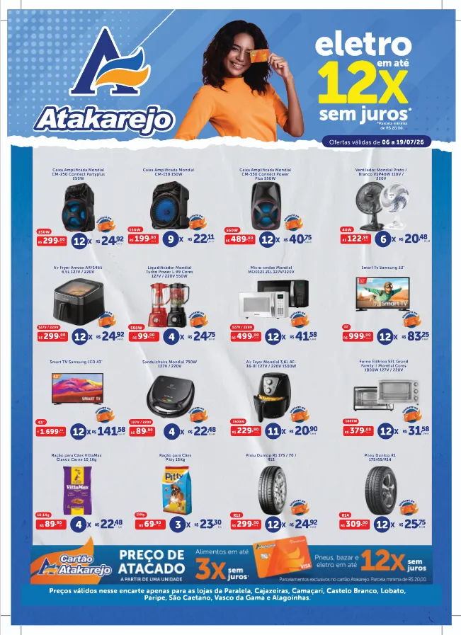 Encarte de Folhetos Atakadão Atakarejo 6 de julho até 19 de julho 2026 - Pagina