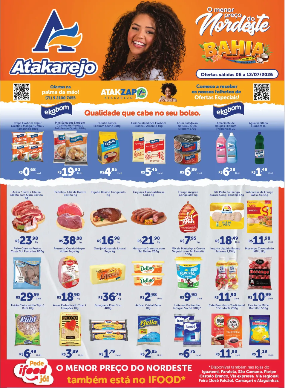 Encarte de Folhetos Atakadão Atakarejo 2 de julho até 12 de julho 2026 - Pagina