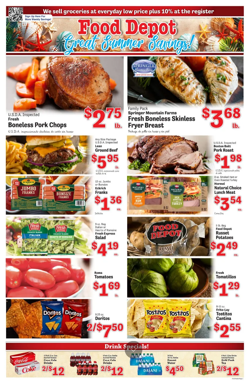 Weekly ad Food Depot Sales from July 13 to July 19 2026 - Page 