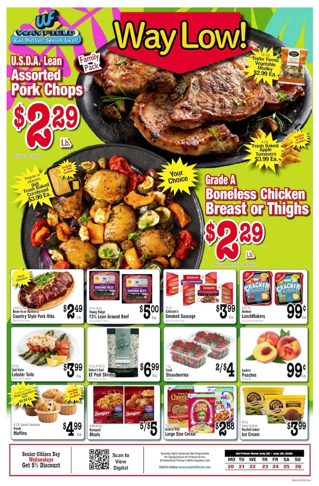 Weekly ad Wayfield Sales from July 20 to July 26 2026 - Page