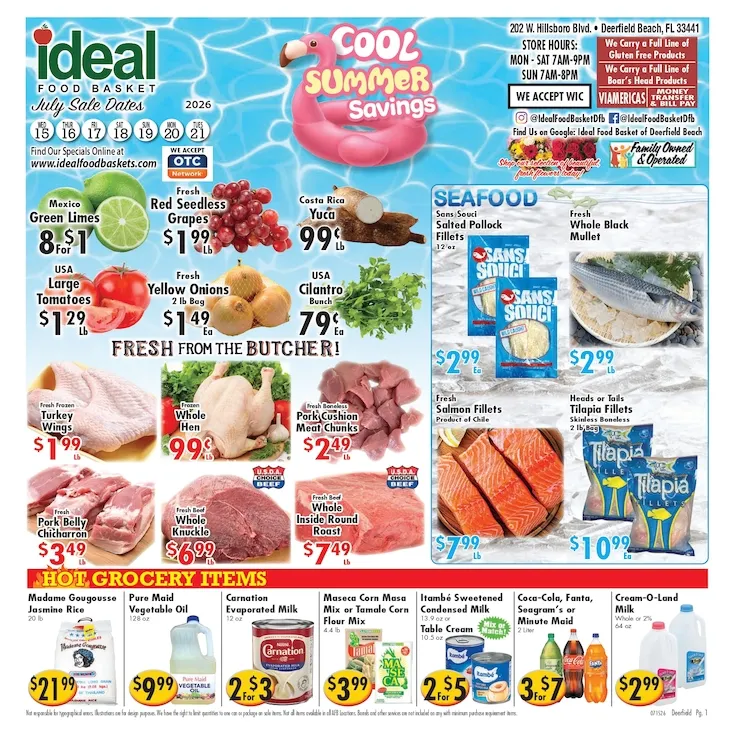 Weekly ad Ideal Food Sales from July 16 to July 21 2026 - Page